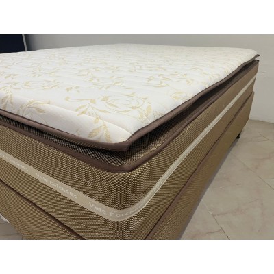CONJUNTO QUEEN BOX ESMERALDA 158X198X65